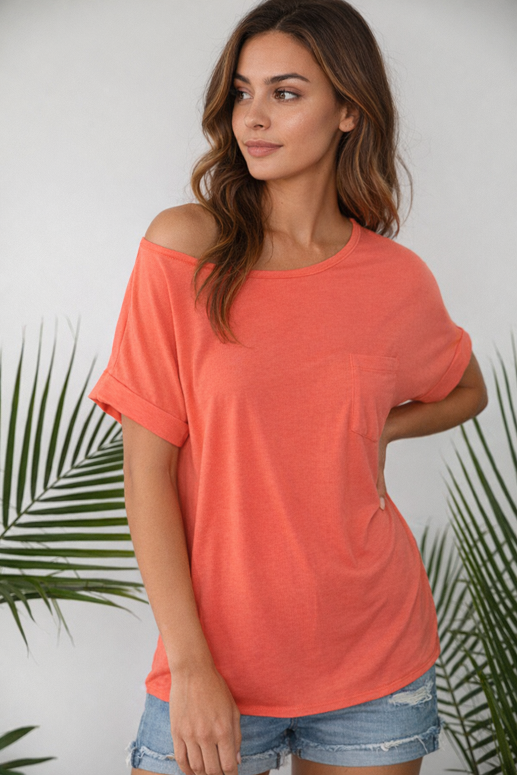 Plus Size Solid Top ***SALE****