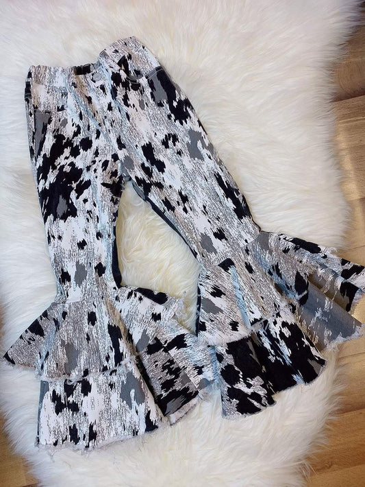 Black/White Denim bells