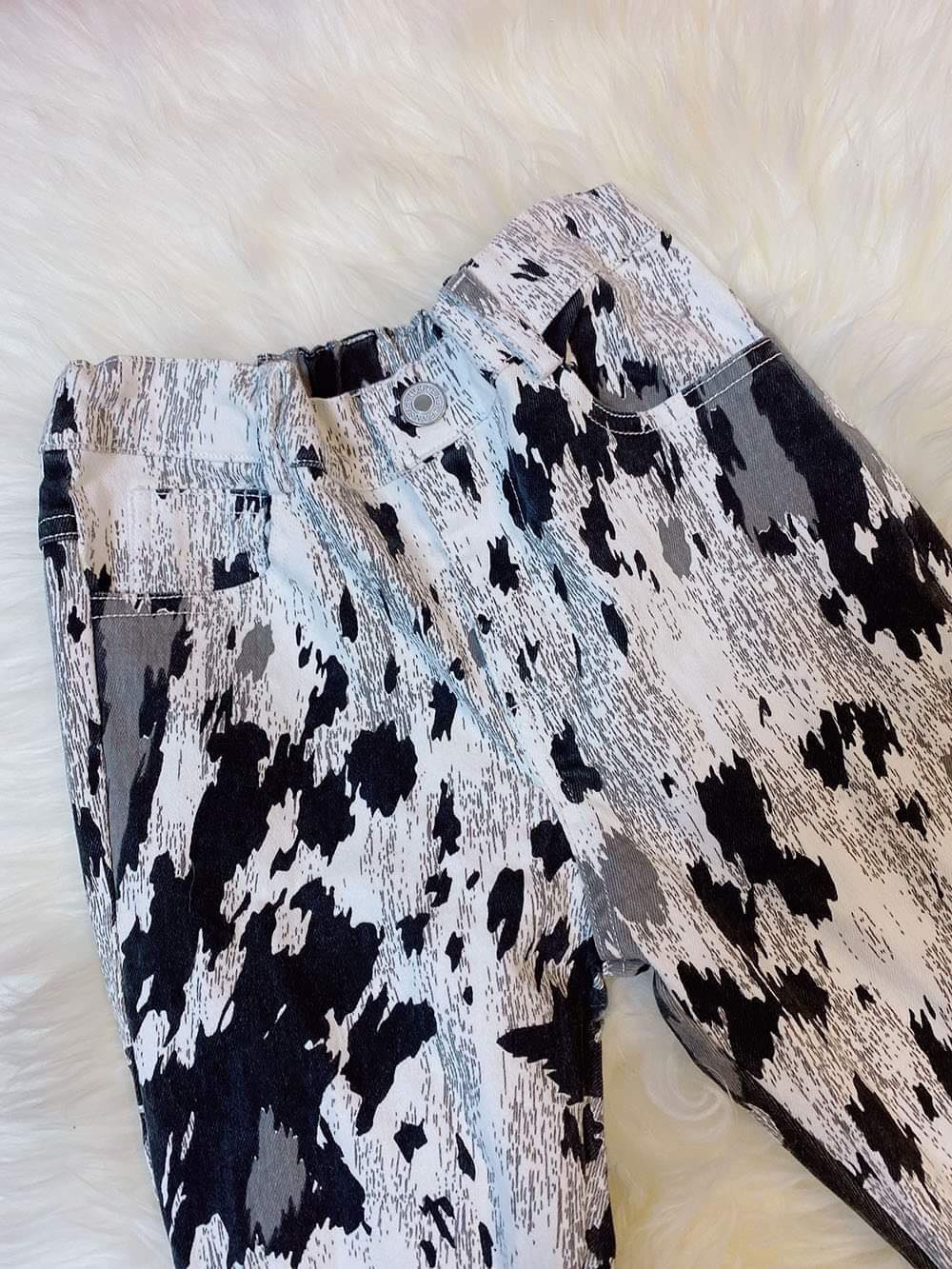 Black/White Denim bells
