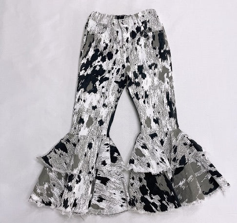 Black/White Denim bells