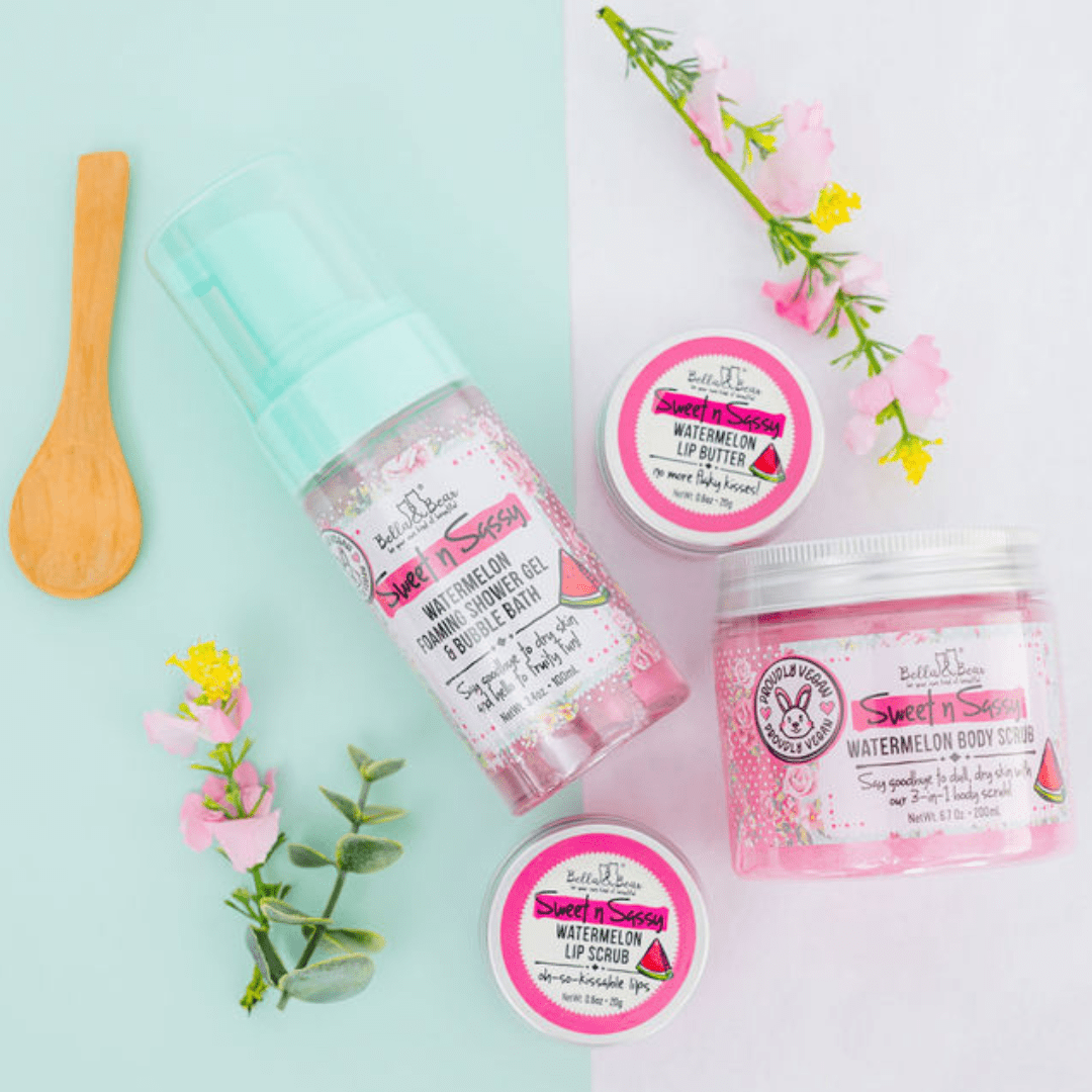 Bella & Bear 6.7oz Sweet 'n' Sassy Watermelon Body Scrub